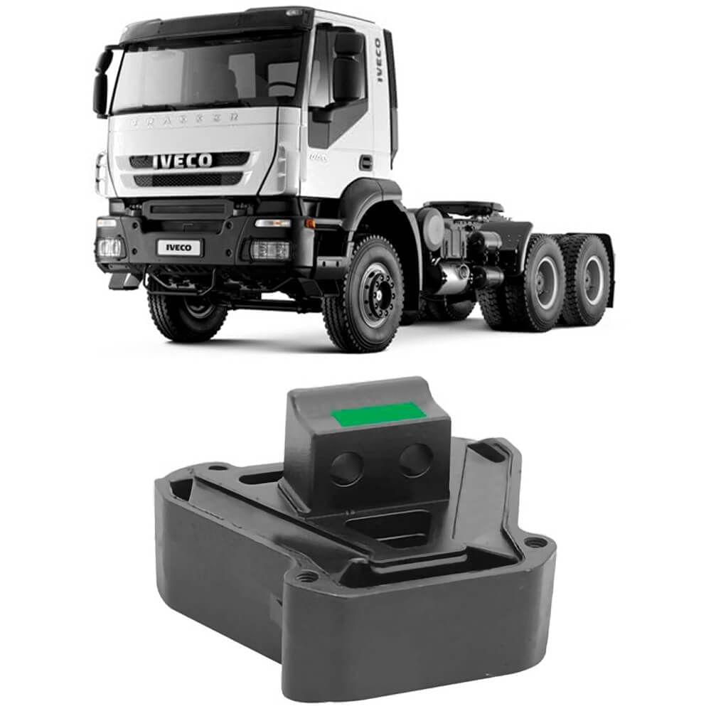 Coxim Iveco Trakker 2008 2012 Traseiro Motorista Suporte Rei