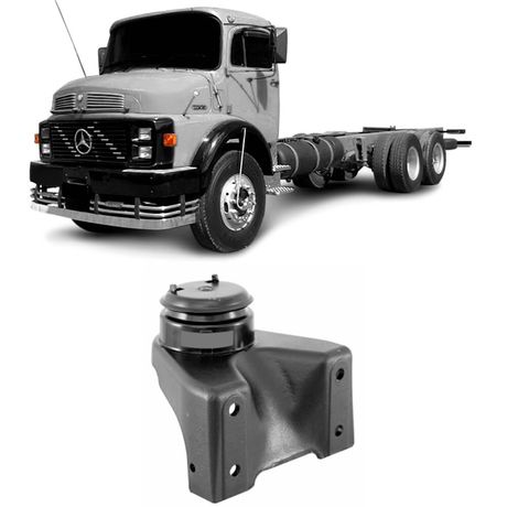 Coxim Mercedes-Benz 1318 2003 2004 Dianteiro Suporte Rei
