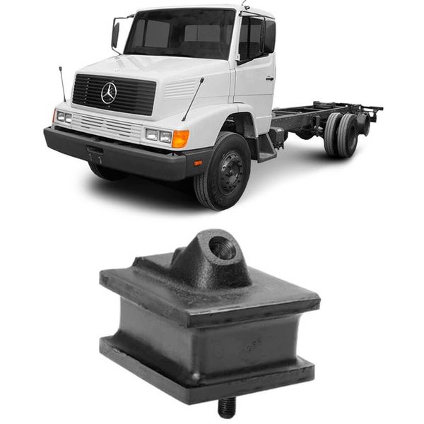 Coxim Mercedes-Benz 1418 84 2001 Dianteiro Suporte Rei