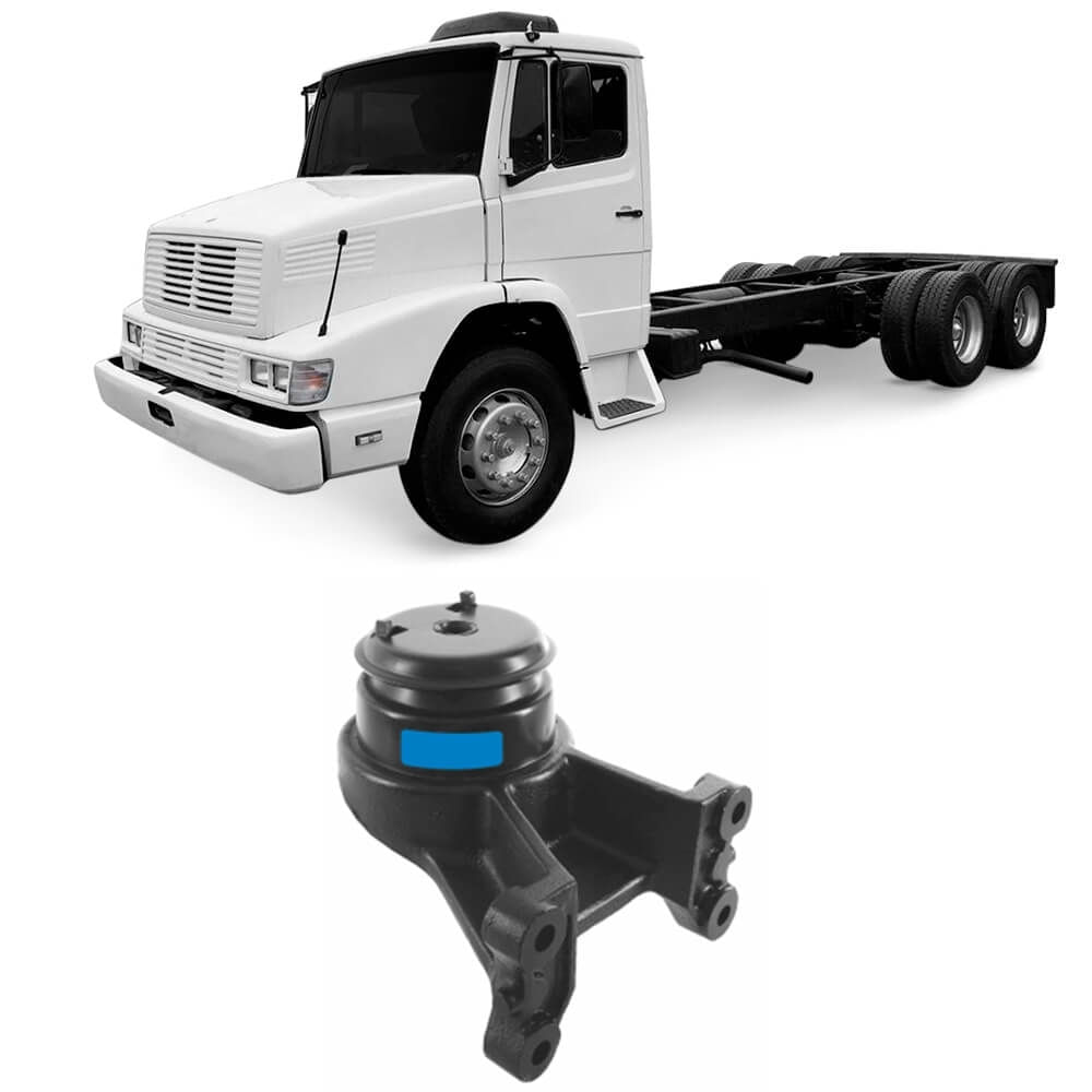 Coxim Mercedes-Benz L 1622 2001 2005 Dianteiro Suporte Rei