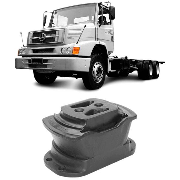 Coxim Mercedes-Benz L1620 93 2011 Traseiro Motorista Suporte Rei
