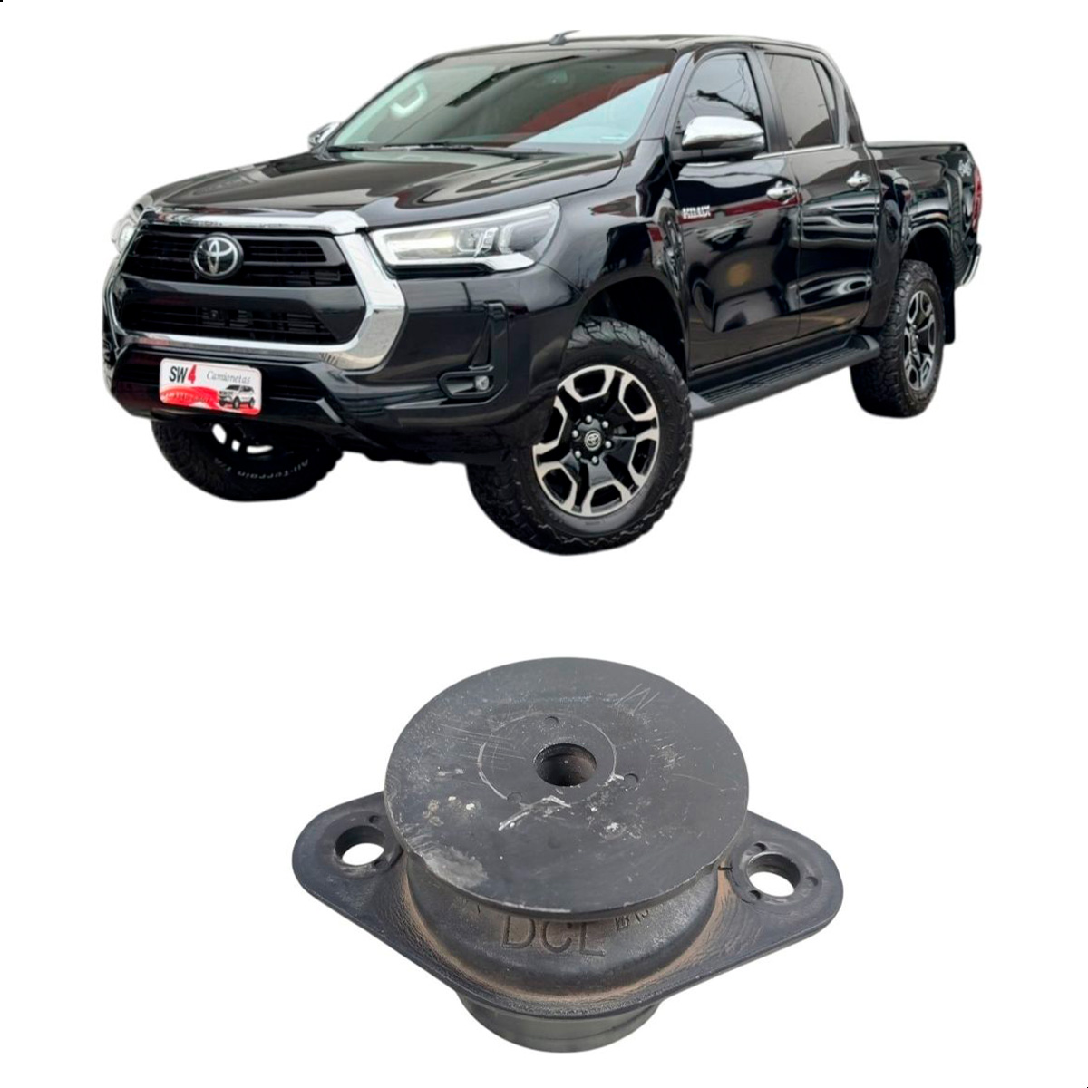 Coxim Superior Toyota Hilux 2015 2023 Direito Esquerdo