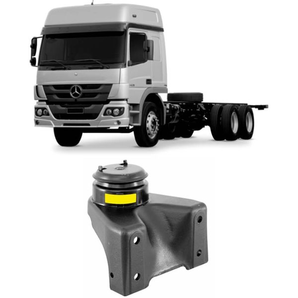 Coxim Traseiro Mercedes-Benz Atego 2012 2024 Direito Esquerdo R 3509