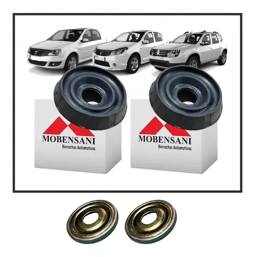 Coxim Traseiro Renault Sandero Logan 2007 2014 Central Mobensani