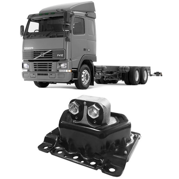 Coxim Volvo FH12 2005 2006 Traseiro Iabv