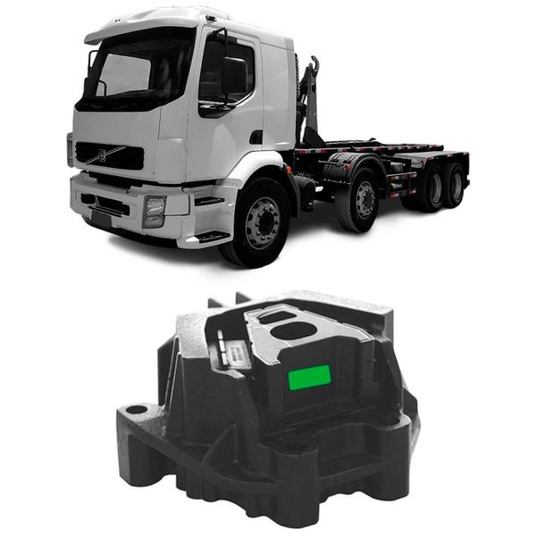 Coxim Volvo Vm 260 2006 2012 Dianteiro Suporte Rei