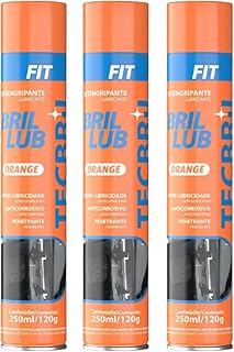 Desengripante Bril Lub Fit Orange TecBril 250ml Oléo Lubrifica e Protege Contra Ferrugem (3)