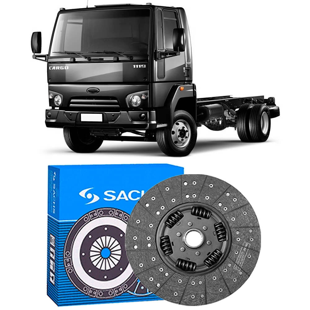 Disco Embreagem Ford Cargo 1119 2014 2017 Cummins Sachs 1878008093 1878008093, 1119