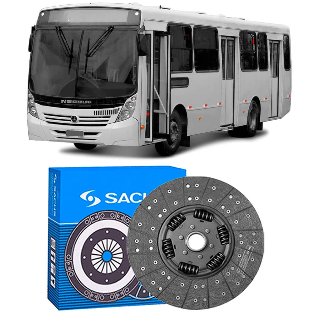 Disco Embreagem Mercedes-Benz Of 1418 OM904 Sachs 5524