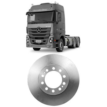Disco Freio Mb Actros OM460 OM471 OM502 2012 2024 Dianteiro Frum