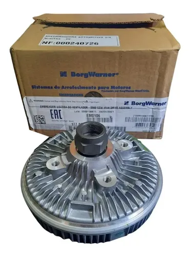 Embreagem Viscosa Ford Ranger Troller T4 3 0 Diesel Borgwarner 157 07ED00106