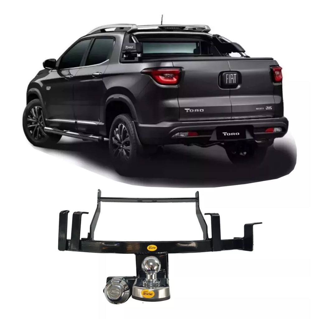 Engate Reboque Fiat Toro 1 8 2 0 2017 2020 700KG Engetran Inmetro