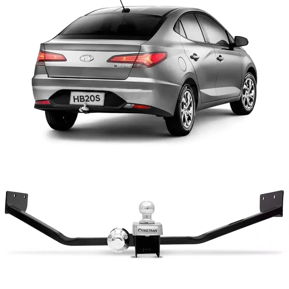 Engate Reboque HB20 Sedan 2020 2023 400 Kg Inmetro ENG218017