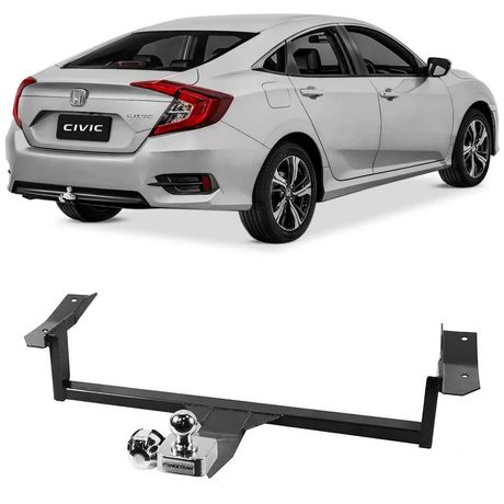 Engate Reboque Honda Civic 2016 2020 400KG Engetran Inmetro