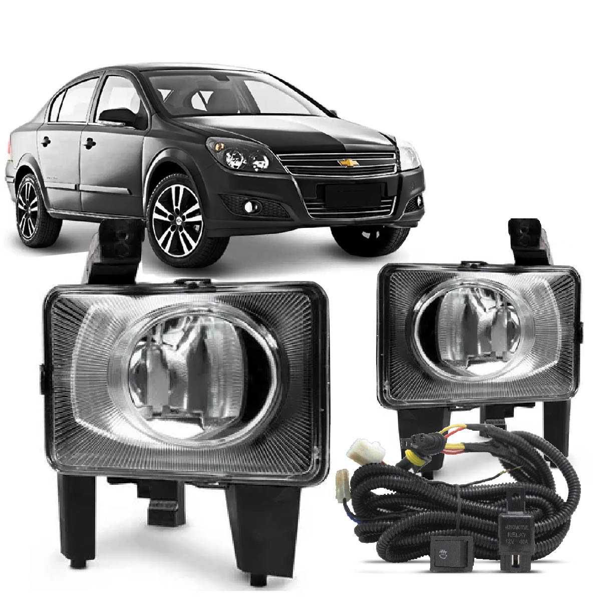 Farol Auxiliar Dianteiro Chevrolet Vectra 2005 2016 Esquerdo Tg