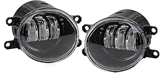 Faróis de neblina para Toyota para Corolla para Auris 2006 2007 2008 2009 2010 2011 2012 Conjunto de farol de neblina de para-choque dianteiro de carro DRL, a/halogênio