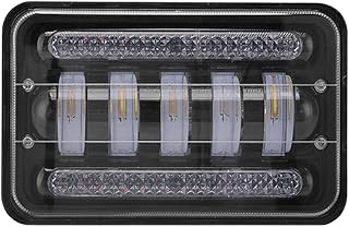 Farol de Milha LED Retangular 80W, Alta Potência, 6000K Branco Frio, 12V 24V, Universal, Auxiliar Automotivo