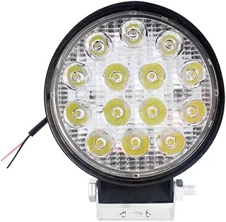Farol Auxiliar Redondo 12 24V Metal Vidro Direito Esquerdo Universal
