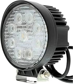 Farol Auxiliar Universal 9 48VDC 27W 9 LEDS Redondo Dni DNI4161