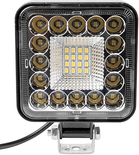 Par Farol Auxiliar LED 96W Mini Quadrado 12V 24V