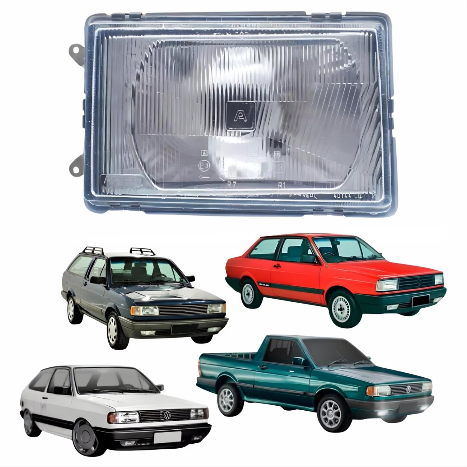 Farol Dianteiro Motorista VW Gol G1 Saveiro Arteb 0160061