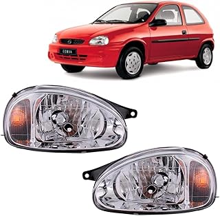 Par Farol Corsa Wind Sedan Classic Wagon 94 Á 03 Pisca Ambar