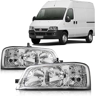 Farol Ducato 94 2004 Esquerdo Motorista Foco Simples FF150 Orgus