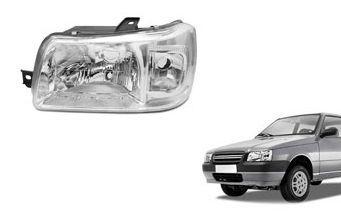 Farol Esquerdo Motorista Fiat Uno Fiorino 2004 2010 H4 Pisca Nino F213