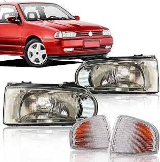 Farol Esquerdo Motorista Gol G2 Parati Saveiro Mascara Metalizada Encaixe Arteb