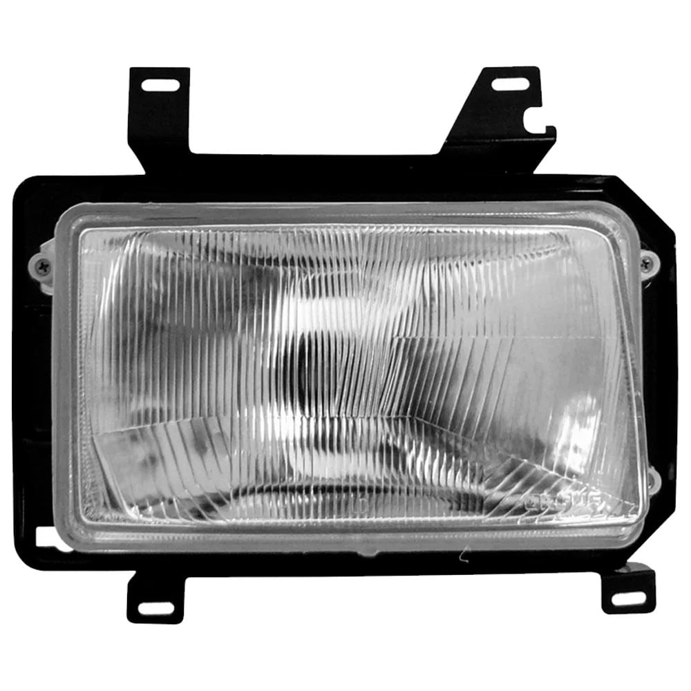 Farol Esquerdo Motorista VW Worker 2003 2011 H4 Soquete Carcaca Preta