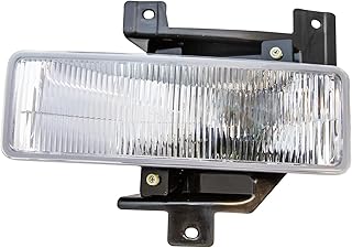 TRQ Farol de neblina esquerdo do lado do motorista compatível com Ford Expedition F-150 F-250 FO2592114 1997-1998