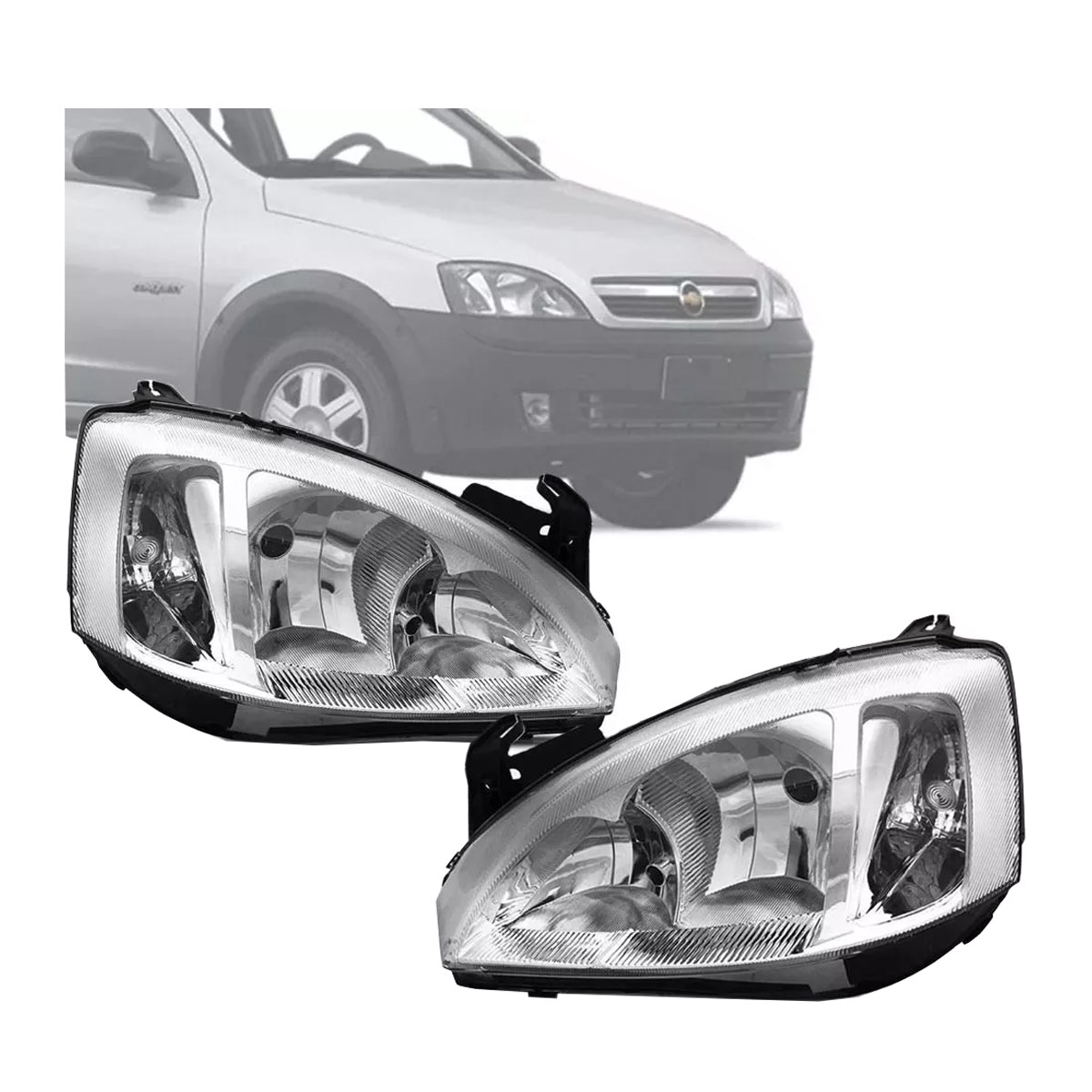 Farol Gm Corsa Montana 08 Ld 58853