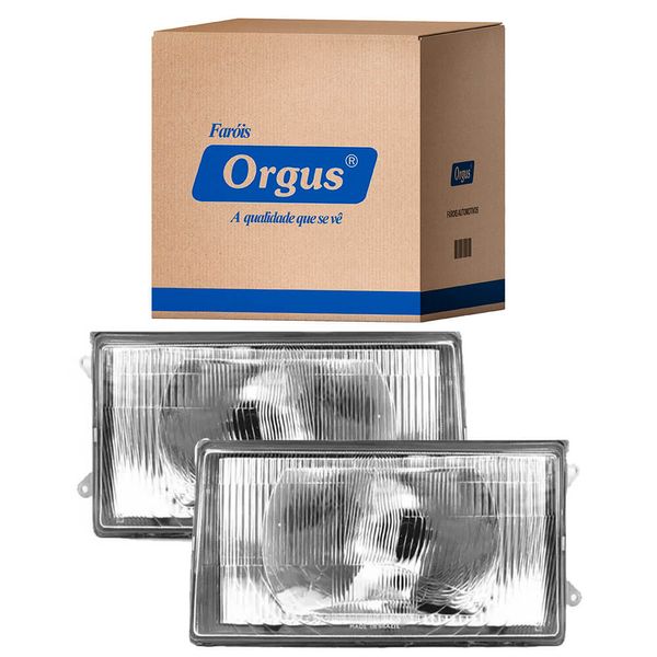 Farol Gol G1 Saveiro Parati 87 90 Esquerdo Motorista Soquete H4 Orgus FW42 H4, FW42