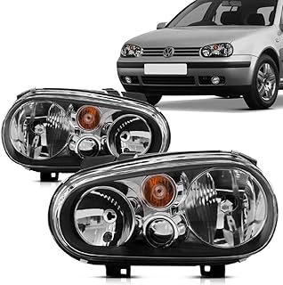 Farol Golf 2006 2012 Direito Passageiro Mascara Negra Pisca FW862LD Orgus
