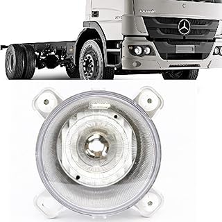 Farol Bloco Otico Luz Alta MB Atego Atron 2013 ate 2021 Actros 2016 ate 2021 LD H1 125Mm A9588201161