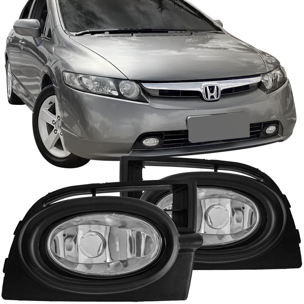 Farol Milha Civic 2006 2008 Direito Passageiro Auxiliar Neblina FG467LD Orgus