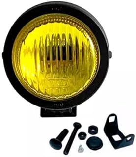 FAROL MILHA 85MM MINI H3 NEBLINA AMARELO UNIVERSAL LEVE PESADA