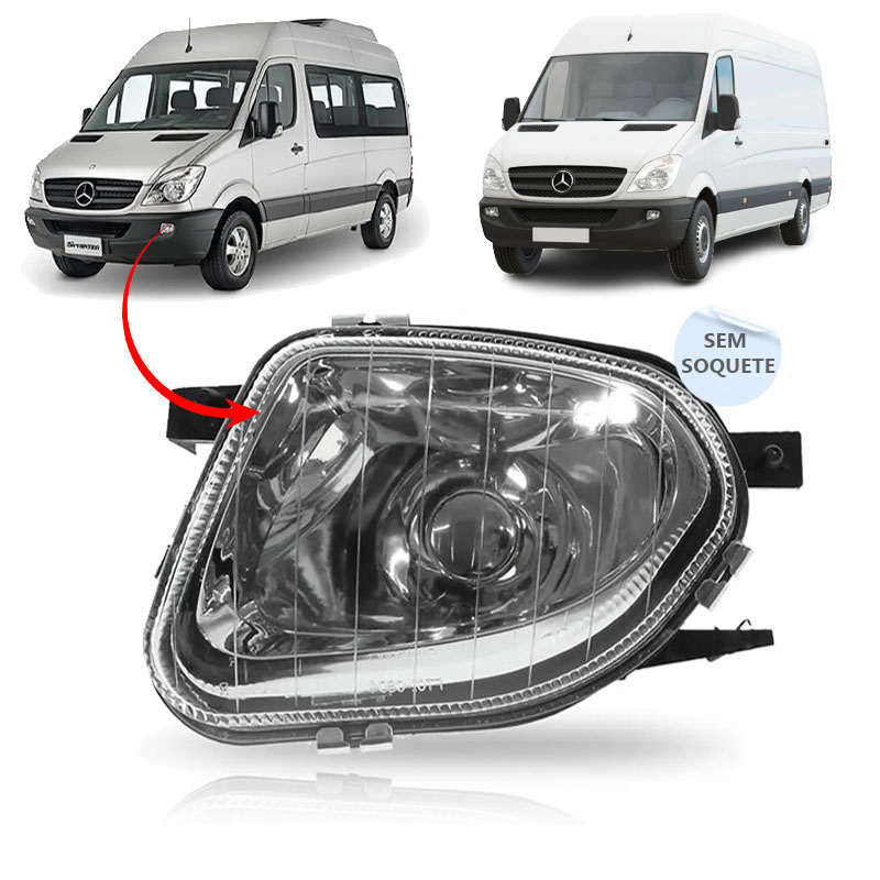 Farol Milha Longo Alcance Mercedes-Benz Sprinter 2012 2016 Passageiro Nino F 380