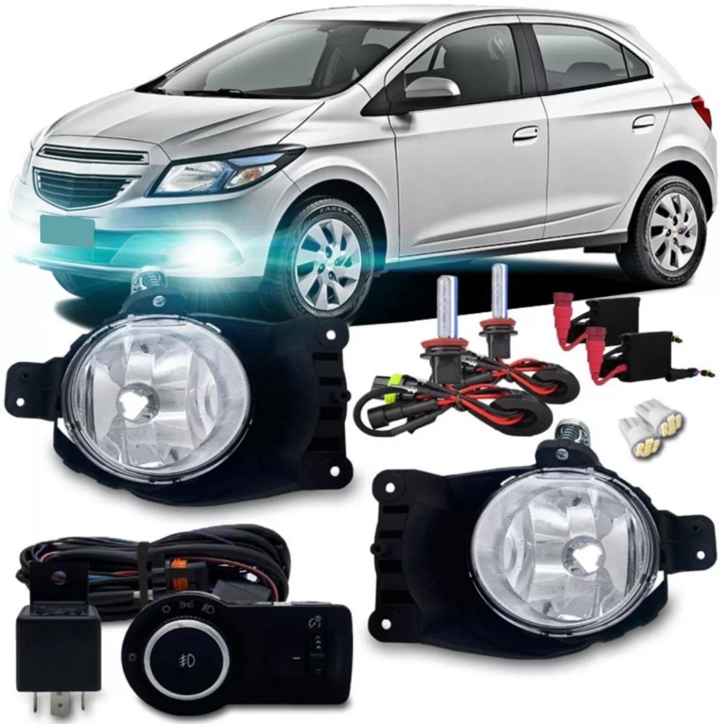 Farol Milha Onix 2013 2015 Direito Passageiro Auxiliar Neblina Soquete FG803 Orgus