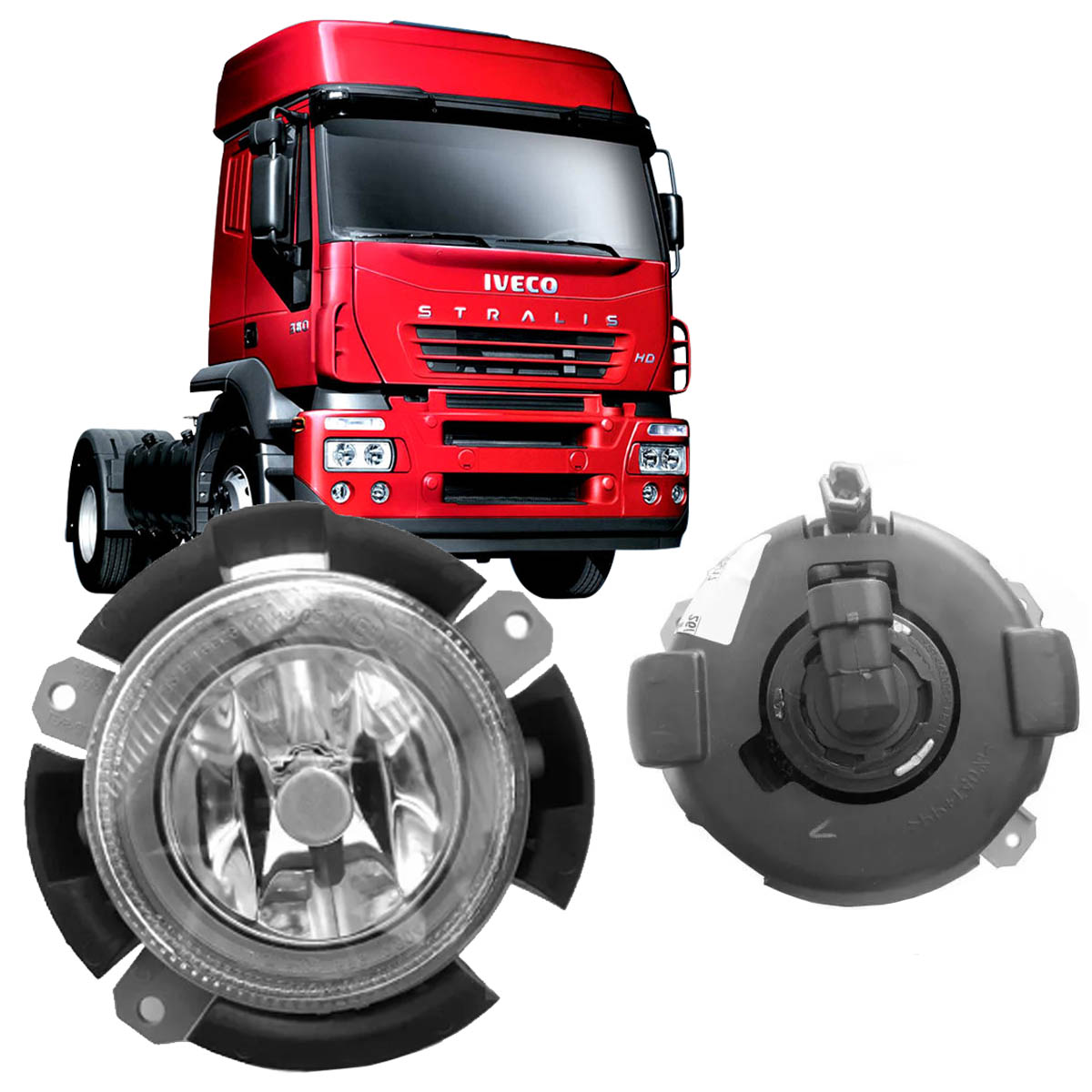 Farol Milha Stralis 2003 2007 Motorista Passageiro Auxiliar Milha FI172 Orgus