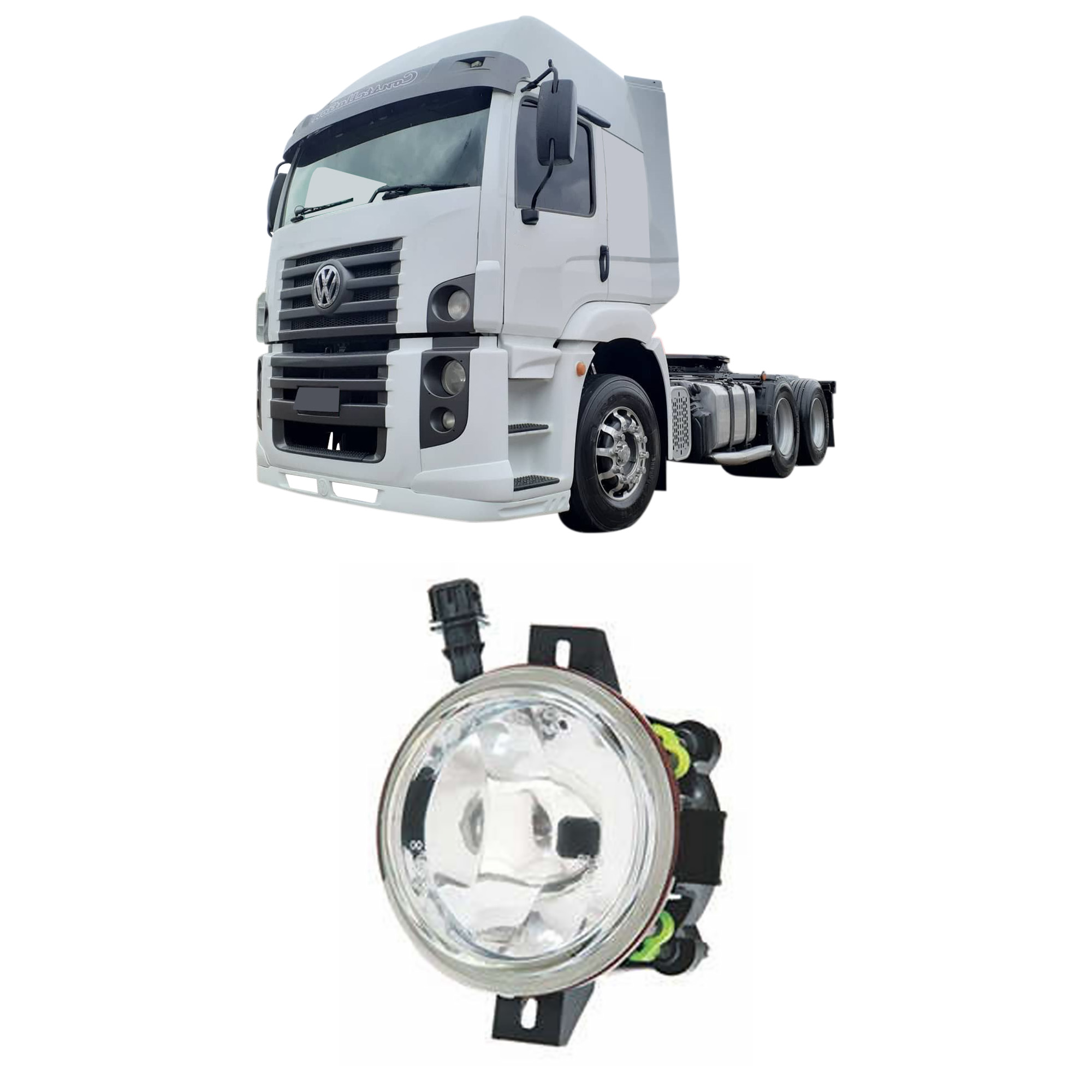 Farol Milha VW Constellation Auxiliar Neblina H5 69 Fortluz 840 24V