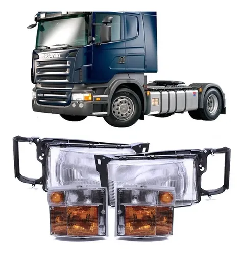 Farol Scania R114 R124 2003 2008 Pisca FS138 Orgus