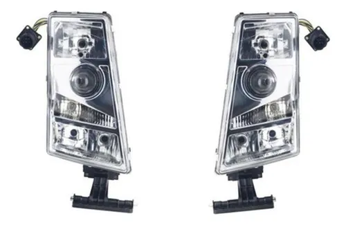 Farol Volvo Fh FM12 04 08 Ld Conector Redondo 241936