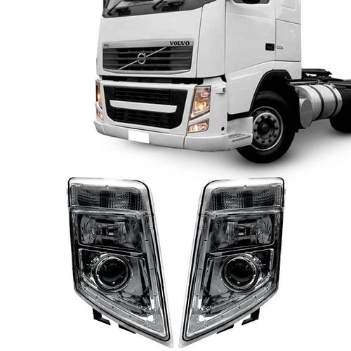 Farol Volvo FH13 FM13 2009 2016 H7 H7 Pisca Nino FH13, FM13, H7