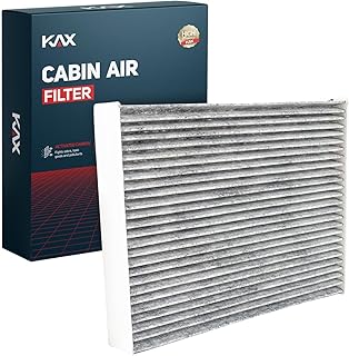 KAX Filtro de ar de cabine, CF11174 substituição para Fusion MKZ 2010 2011 2012, Milão 2010 2011, com filtro de ar de compartimento de passageiro de carbono ativado, filtro de pólen de poeira