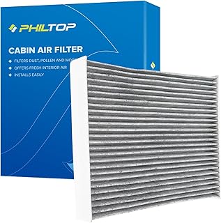 PHILTOP Filtro de ar de cabine ACF269 (CF11174), substituição para Fusion (2010-2012), Lincoln (2010-2012), Mercury (2010-2011), filtro de cabine premium com filtro de carbono ativado para odor de