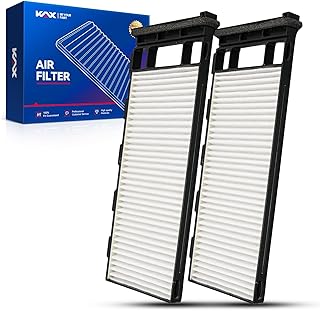 KAX Filtro de ar de cabine, CF11180 substituição para Frontier 3.3/2.4L 1998-2004, Xterra 2.4/3.3L 2000-2004, filtro de ar fresco de compartimento de passageiro automotivo de substituição - 2 peças