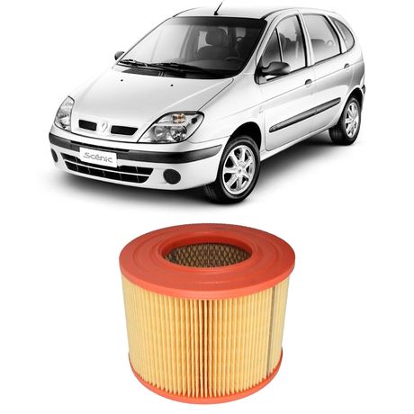 Filtro Ar Renault Scenic 2 0 99 2009 Delphi EFA909