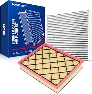 KAX Kit de filtro de ar para motor e cabine, substituição para Ford Ranger 2019 2020 2021 2022 2023, número de substituição CA12535 CF12776