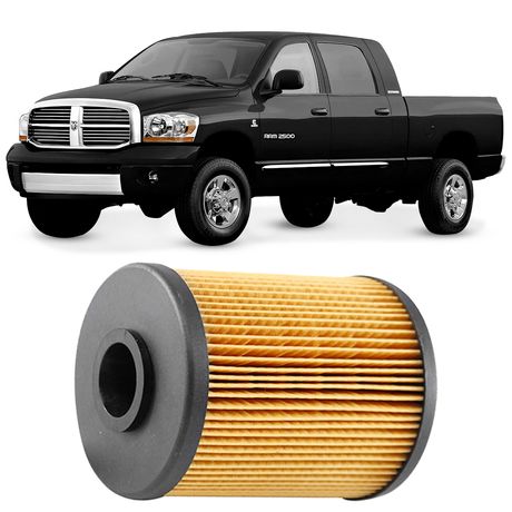 Filtro Combustível Dodge Ram 2500 5 9 24V 2004 2010 Diesel Metal Leve